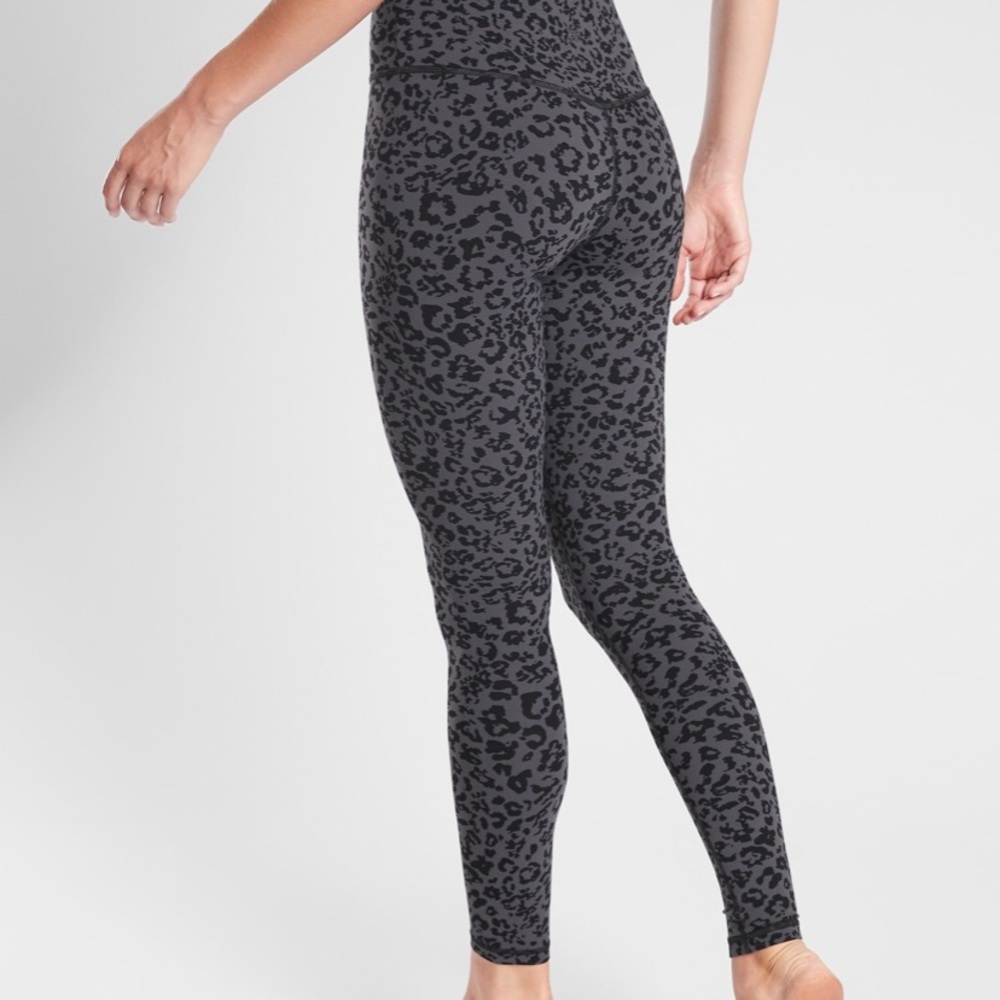 Athleta Elation Ultra High Rise Leopard Leggings
